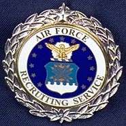 U.S. Air Force Senior Recruiting Service Badge, 1st Award