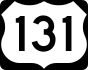 US Highway 131 marker