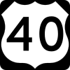 US Highway 40 shield