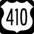 U.S. Route 410 marker