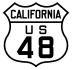 U.S. Route 48 marker