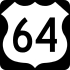U.S. Highway 64 marker