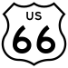 U.S. Route 66 marker