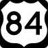 U.S. Highway 84 marker