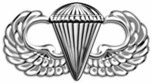 Parachutist badge
