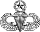 U.S. Army & Air Force Master Parachutist Badge