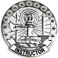 US Army Instructor Identification Badge