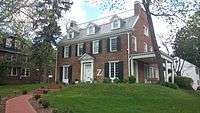 The Alpha Delta Pi house at the University of Virginia.
