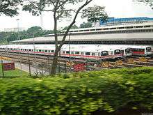  Siemens C651 trains for the Singapore MRT at Ulu Pandan Depot