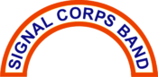 U.S. Army Signal Corps Band Tab