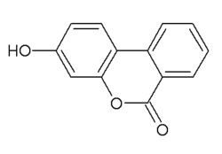 Chemical structure of urolithin B