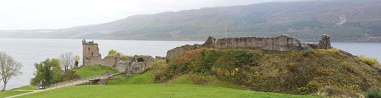 Panorama of the Urquhart Castle