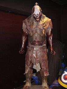 A replica of an Uruk from Peter Jackson's film trilogy