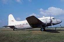 Side view of a medium sized airliner