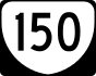 State Route 150 marker