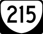 State Route 215 marker