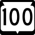 State Trunk Highway 100 marker