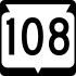 State Trunk Highway 108 marker