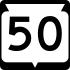 State Trunk Highway 50 marker