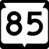 State Trunk Highway 85 marker