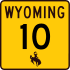 Wyoming route marker