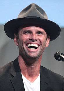 Goggins at the 2015 San Diego Comic-Con International promoting The Hateful Eight