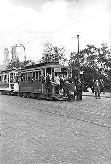 Warsaw tram linie 22 in 1940