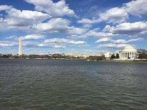 Washington Monument and Jefferson Memorial