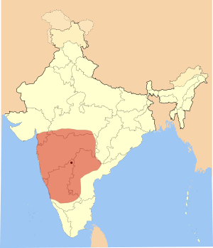  Map of Western Chalukya empire in the 12th century AD