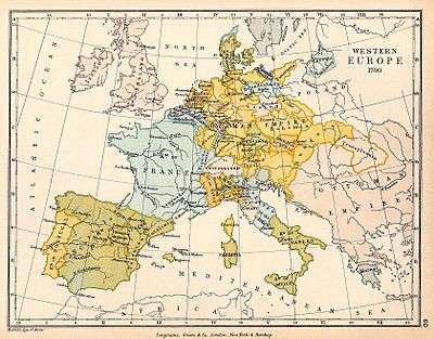 A Map of Western Europe