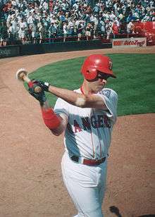Will Clark, swinging a baseball bat.