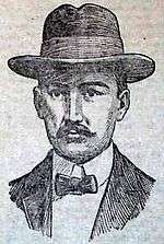 Bust Drawing of William Hooper Young from 1902 newspaper