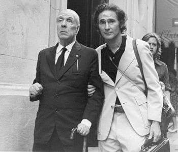 Willis Barnstone with Jorge Luis Borges.