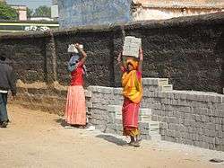 Women at work in India.