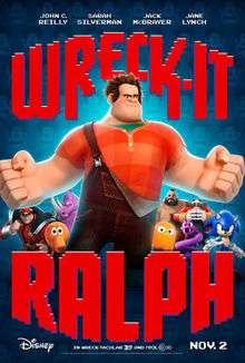 Theatrical release poster depicting Ralph along with various video game characters