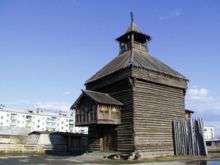 A tower of Yakutsky ostrog