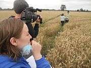 Filming Checkmate in the Yorkshire countryside, summer 2011