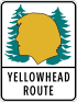 Yellowhead Highway shield