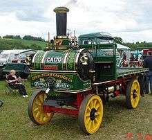 A Yorkshire Patent steam wagon
