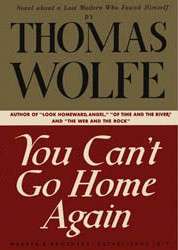 Cover to the first edition of "You Can't Go Home Again" by Thomas Wolfe