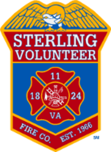 Logo of the Sterling Volunteer Fire Company.