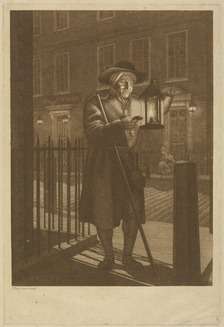 A city of London Watchman drawn and engraved by John Bogle, 1776