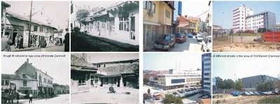 Bazaar area in 1960 and 2007