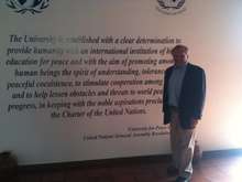 Martin at United Nation's UPEACE