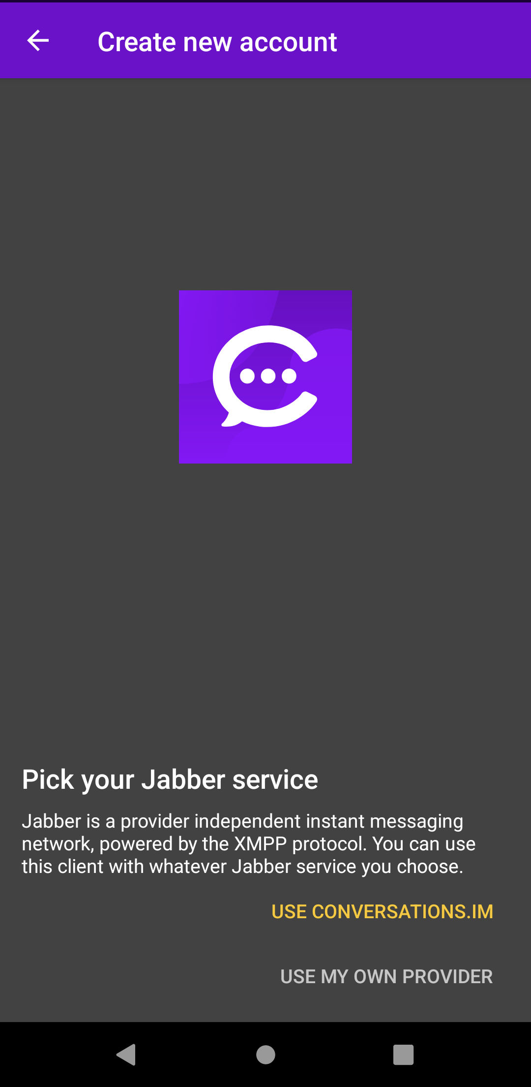 Jabber Server Selection