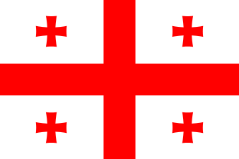 The flag of Georgia
